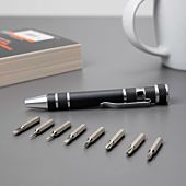 Stylo-tournevis magnétique 8-en-1