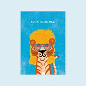 Carte de vœux Born to be wild