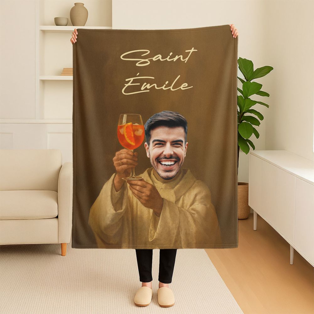 Couverture Aperol personnalisée avec votre visage
