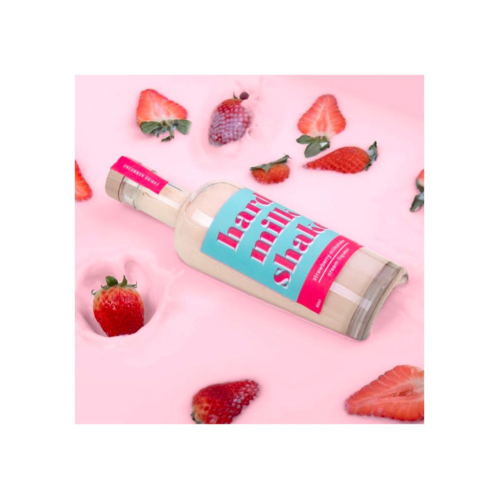 Milk-shake liqueur banane & fraise