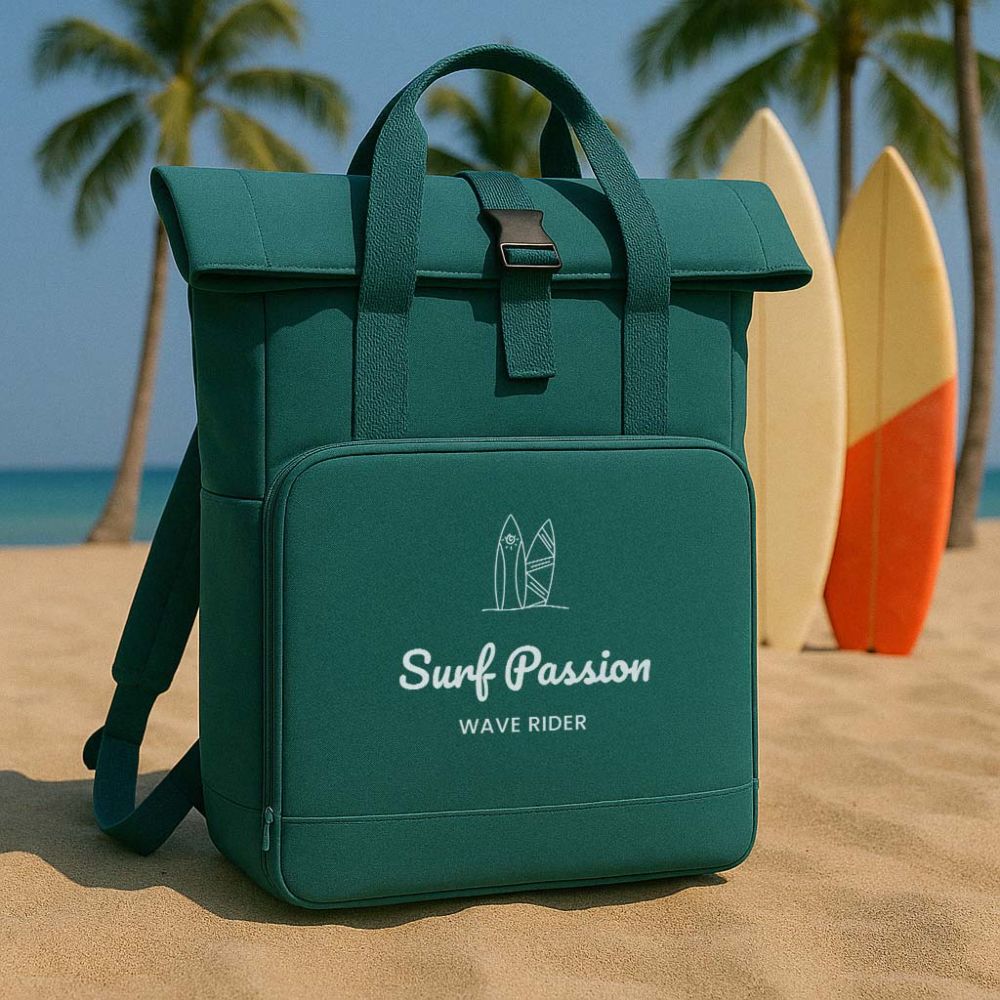 Sac à dos personnalisé avec symbole et texte