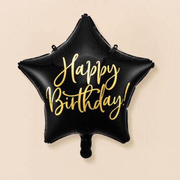 Ballon étoile pour un anniversaire